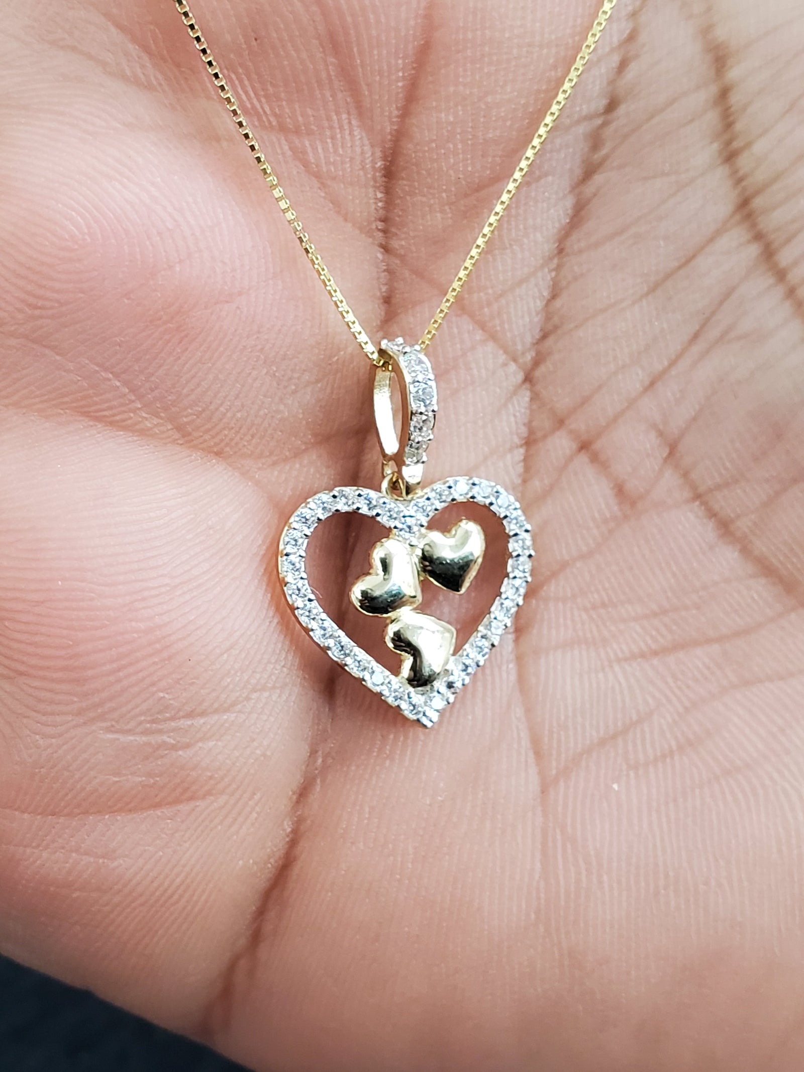 10K Gold Heart charm