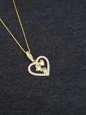 10K Gold Heart charm