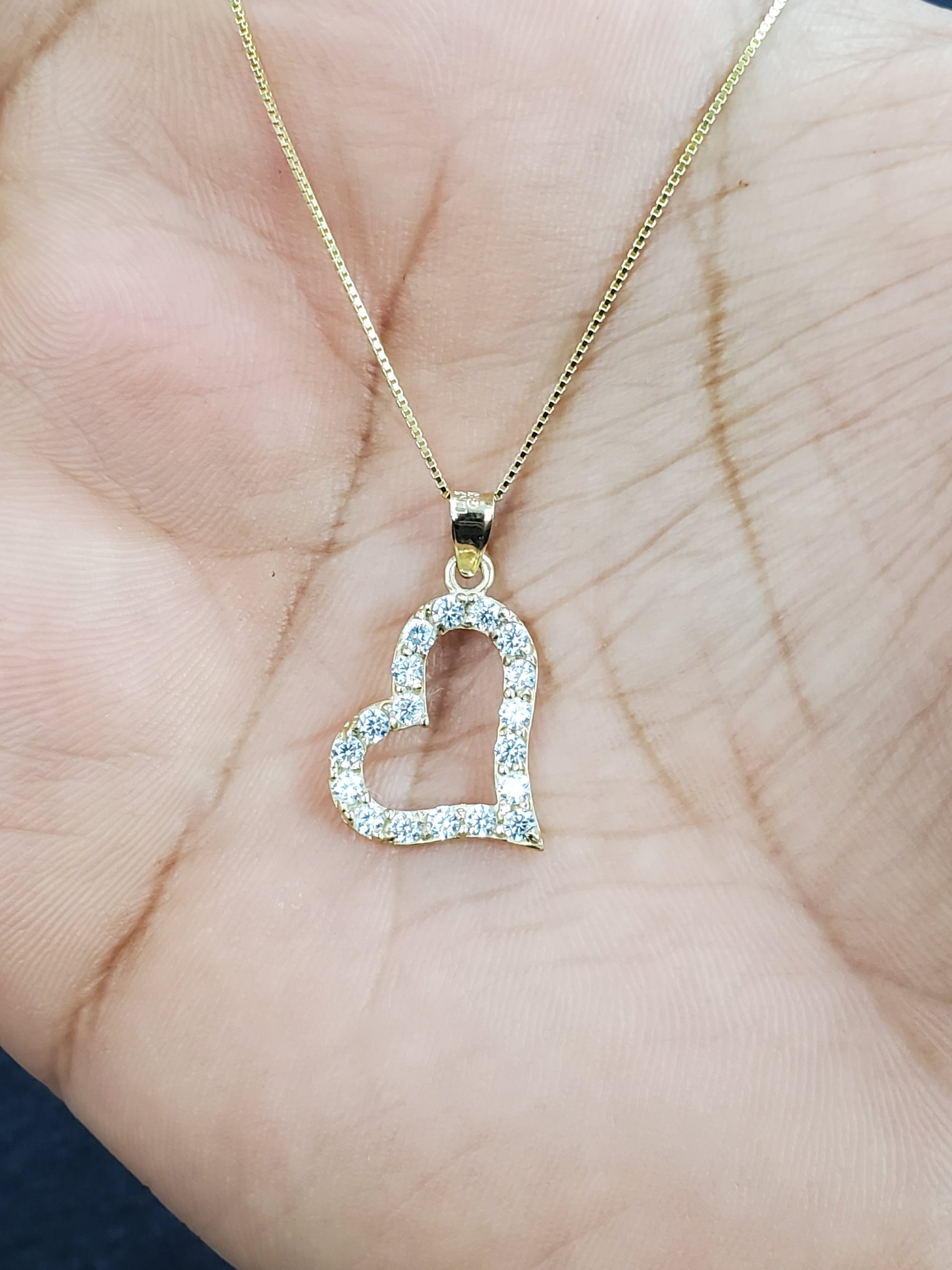 10K Gold Heart charm
