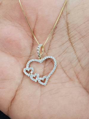 10K Gold Heart charm