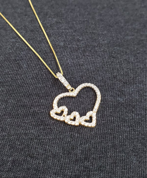 10K Gold Heart charm