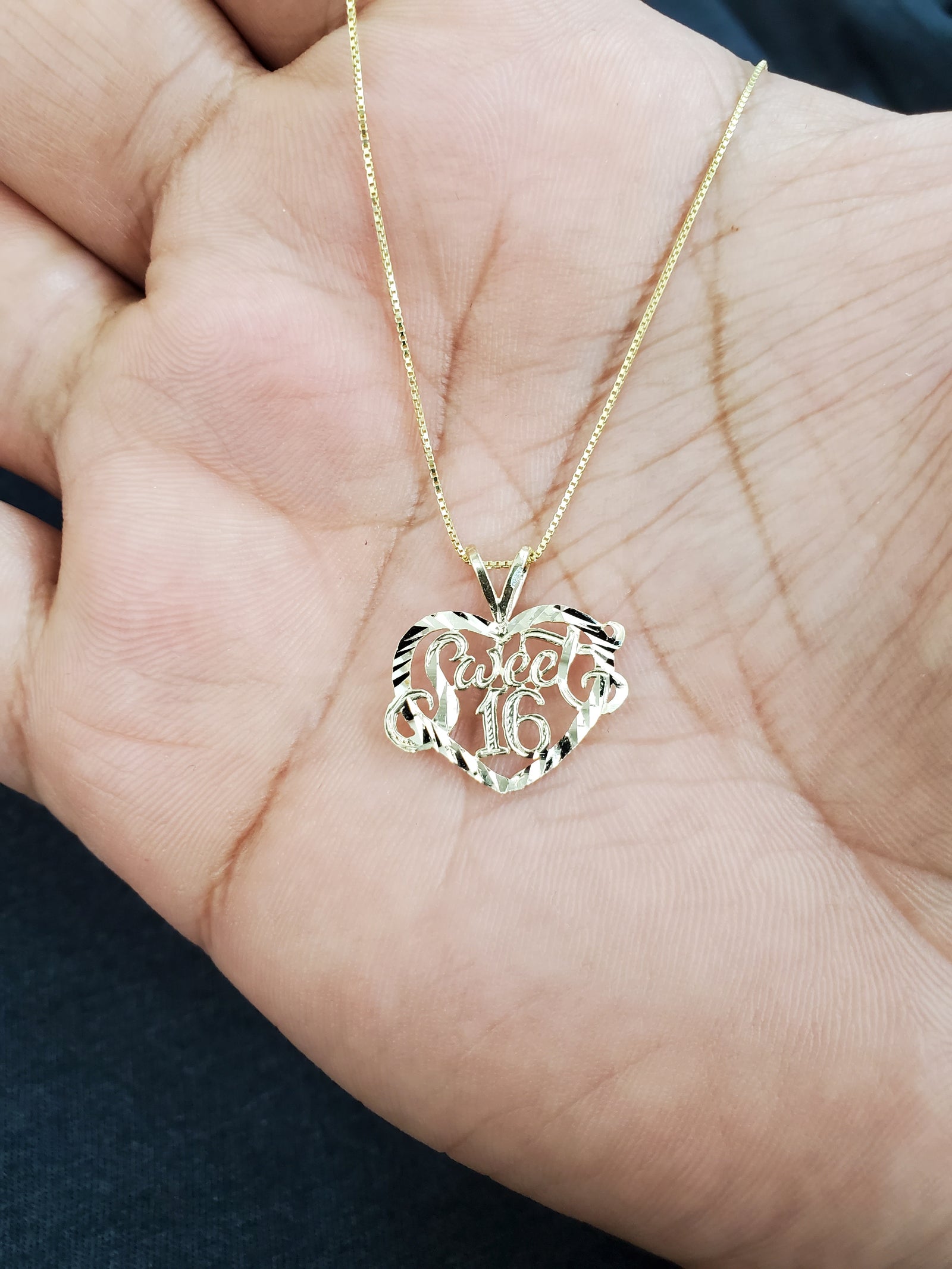 10K Gold Heart charm