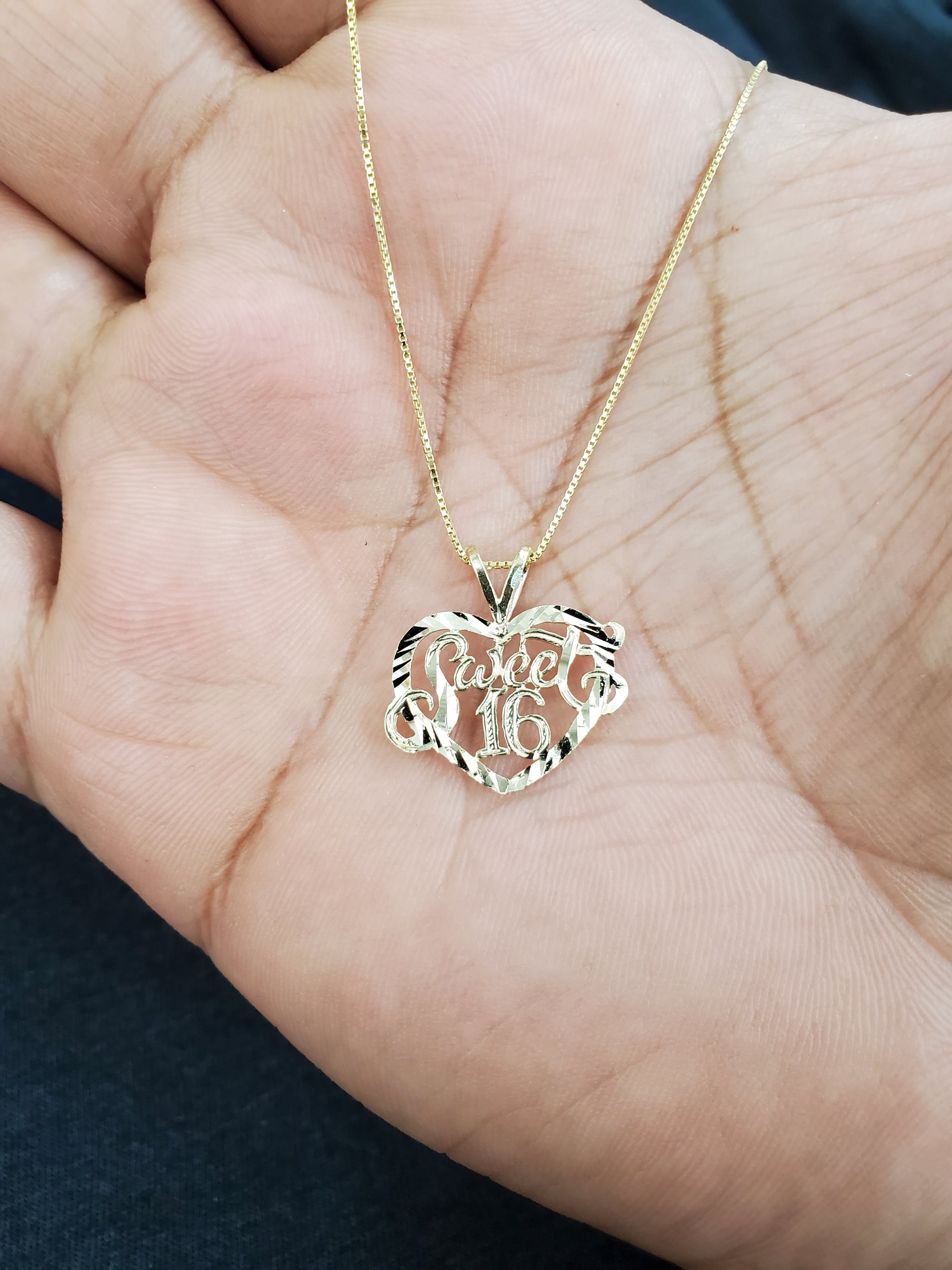 10K Gold Heart charm