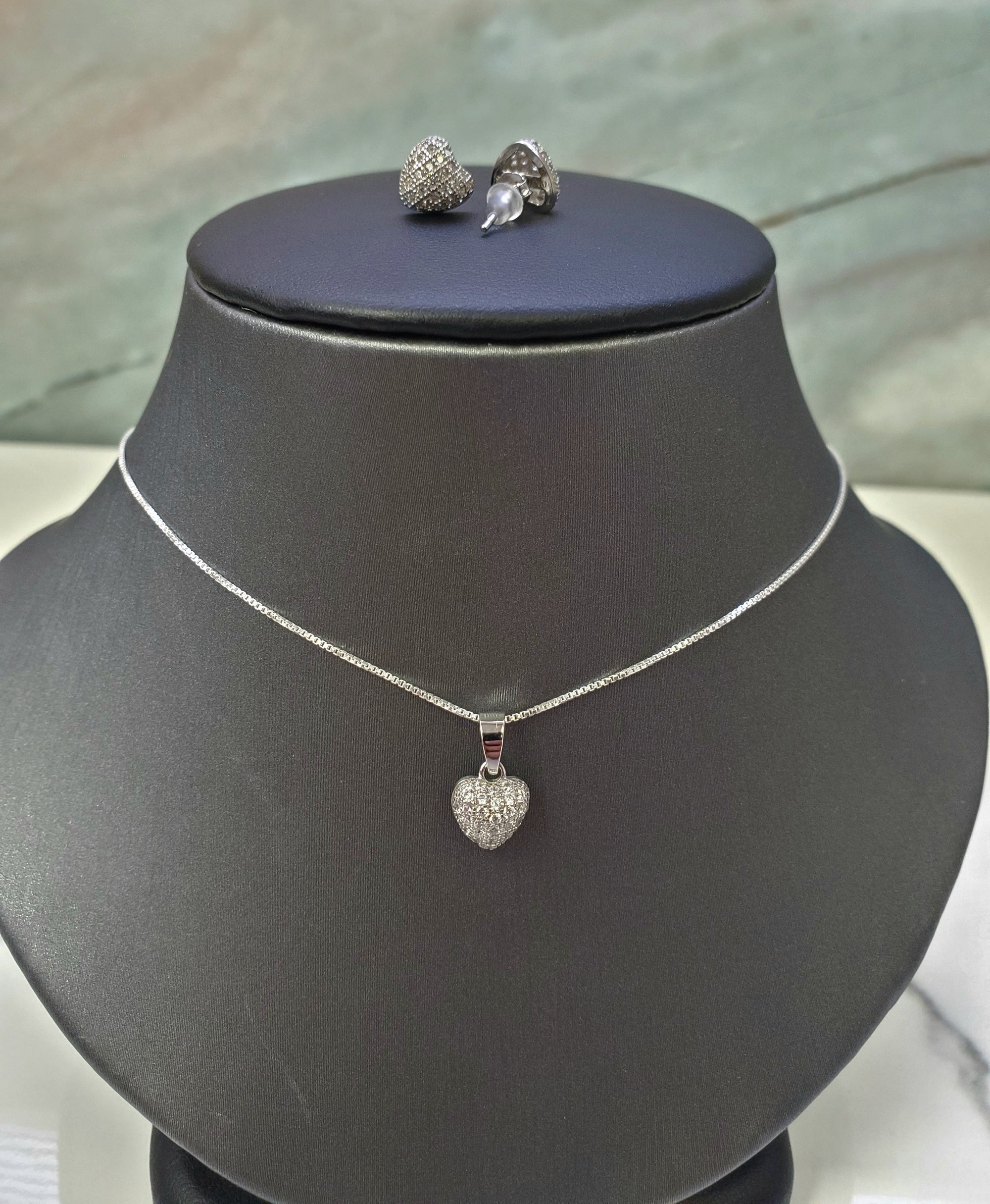 925 Silver Necklace set 