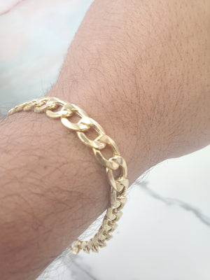 10K Gold Cuban Bracelet 