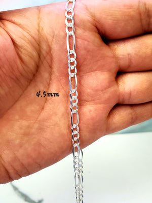 925 Silver Figaro Chain