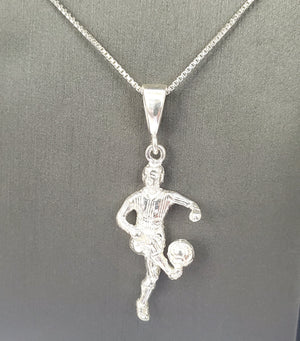 925 Silver Football Player