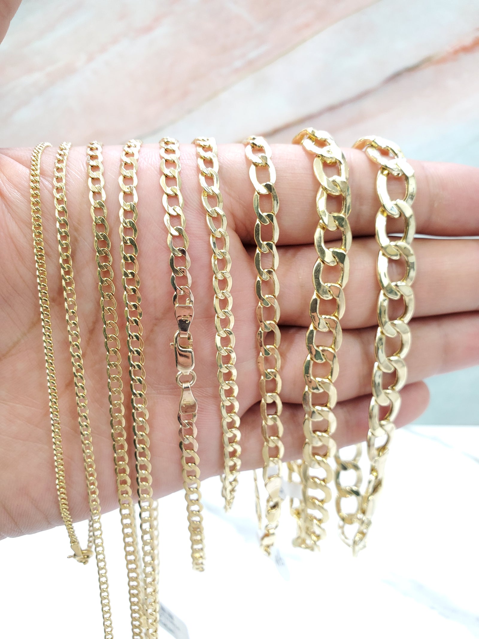10k Gold Hollow Cuban Chain