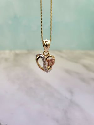 10K Gold Heart Charm