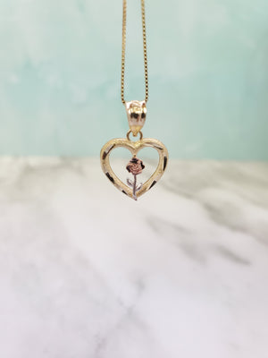 10K Gold Heart charm