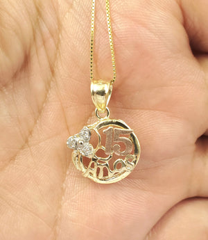 10K Gold anos Charm