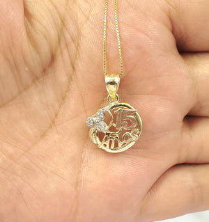 10K Gold anos Charm