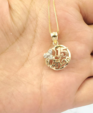 10K Gold anos Charm