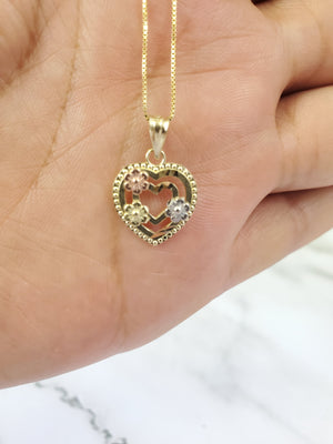 10K Gold Heart Charm