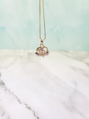 10K Gold Heart Charm