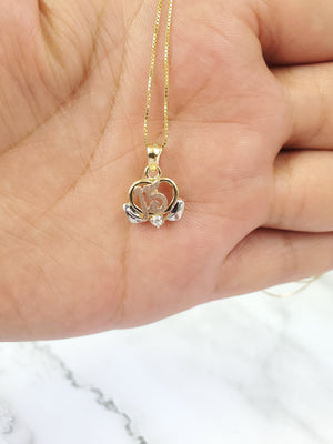 10K Gold Heart Charm