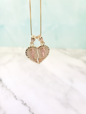 10K Gold Heart Charm