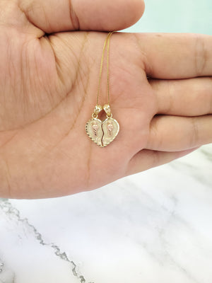 10K Gold Heart Charm