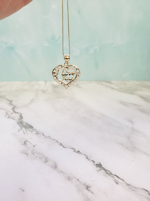 10K Gold Heart Charm