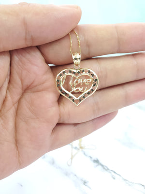 10K Gold Heart Charm