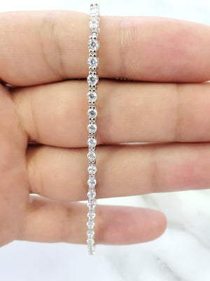 925 Silver Tennis Bracelet