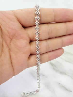 925 Silver Tennis Bracelet