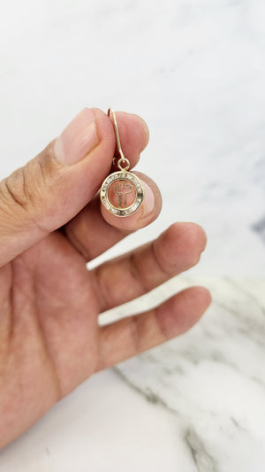 10K Gold Dangle Earrings
