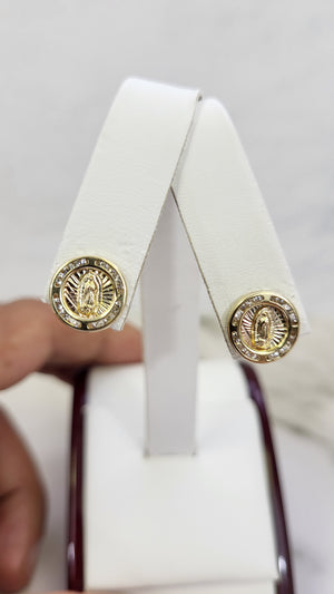 10K Gold mary Earrings