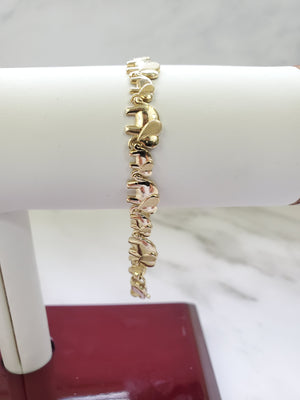 10K Gold Elephant Bracelet
