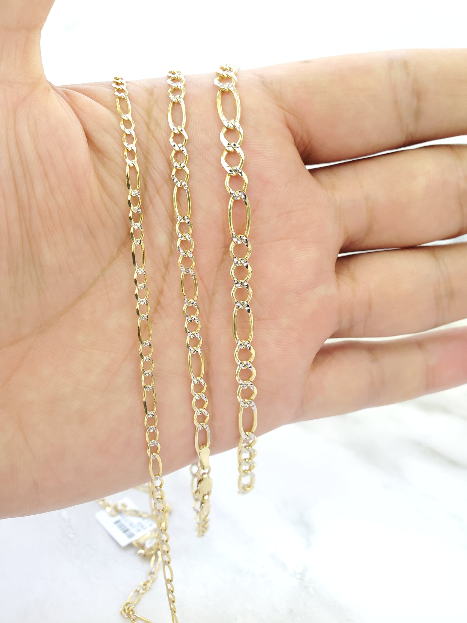 14K Gold Figaro Bracelet