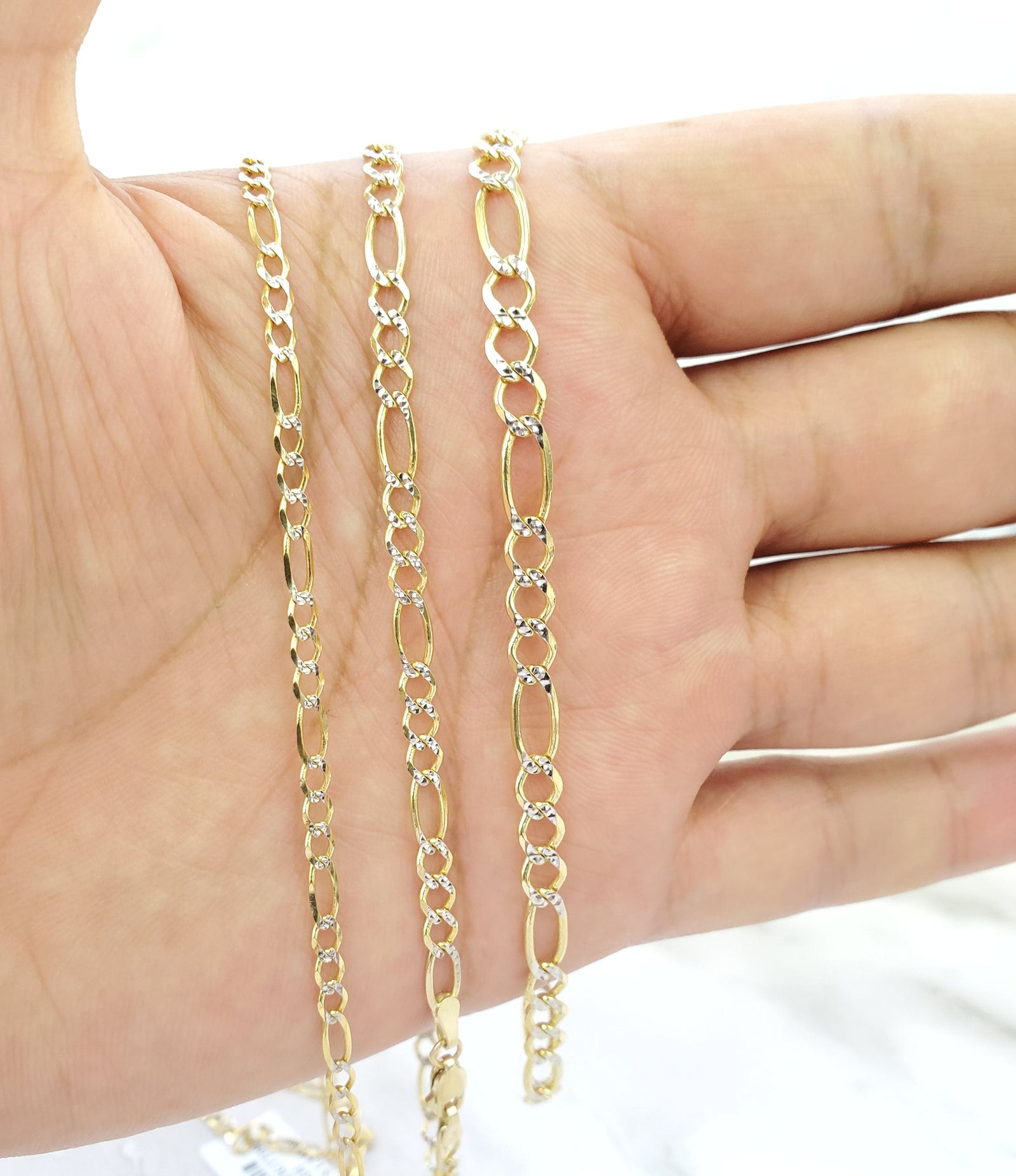 14K Gold Figaro Bracelet