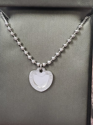 925 Solid Sterling Silver Heart Charm Adjustable Bracelet 9.5"