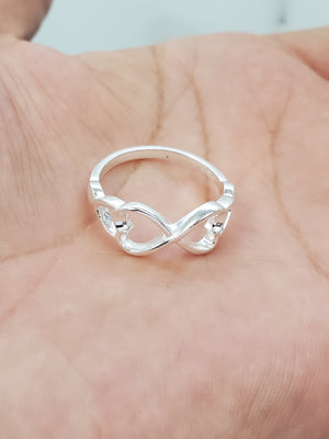 925 Sterling Silver Infinity Ring