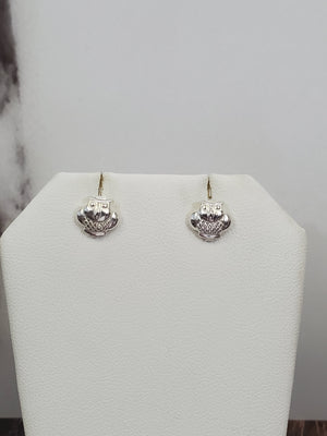 925 Sterling Silver Owl Earrings For Kids