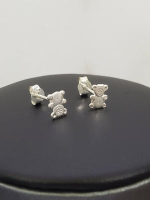 925 Sterling Silver Littel Monkey Earring for Womens kids