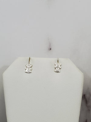 925 Sterling Silver Littel Monkey Earring for Womens kids