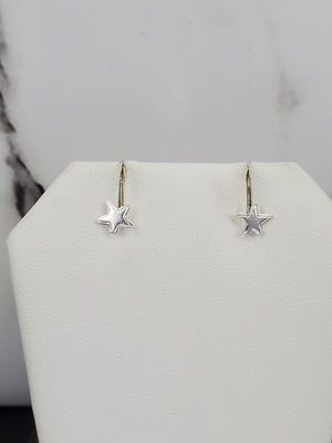 925 Sterling Silver Star Earring for Womens Kids