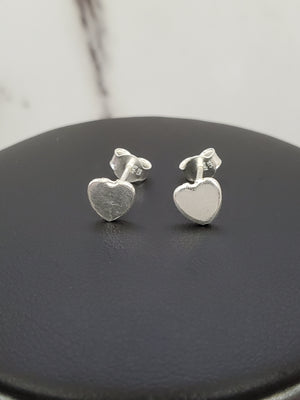 925 Sterling Silver Heart Earring for Kids