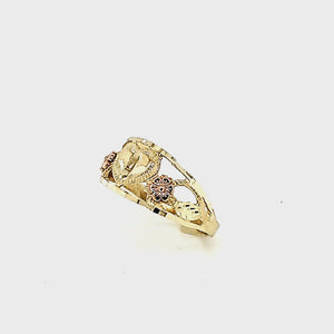 10K Gold Heart Ring