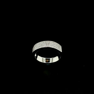 925 Silver 3-Row Ring