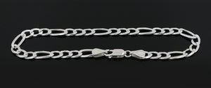 925 Silver  Figaro Bracelet