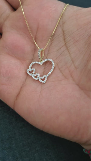 10K Gold Heart charm