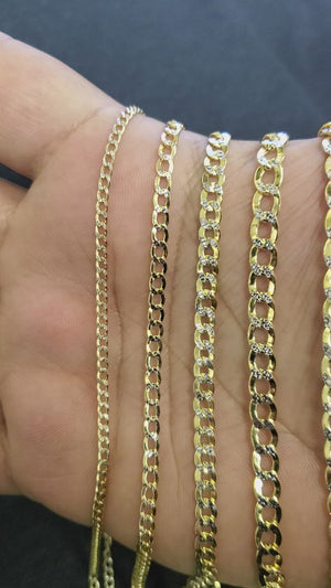10K Gold Hollow Cuban Bracelet 