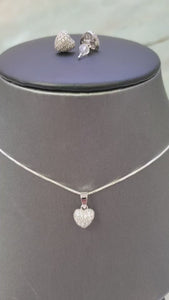 925 Silver Necklace set 