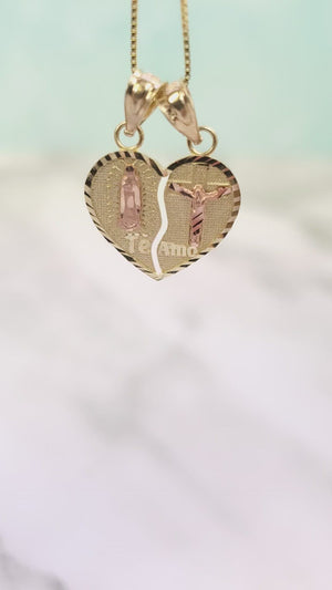 10K Gold Heart Charm