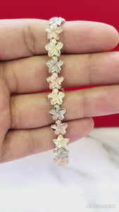 10K Gold Flower Bracelet