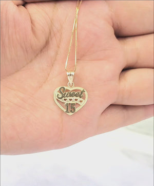10K Gold Heart Charm