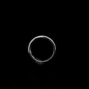 Solid 925 Sterling Silver (Made in Italy) Ring/Band CZ For Men/Women