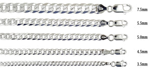 925 Silver Cuban Chain