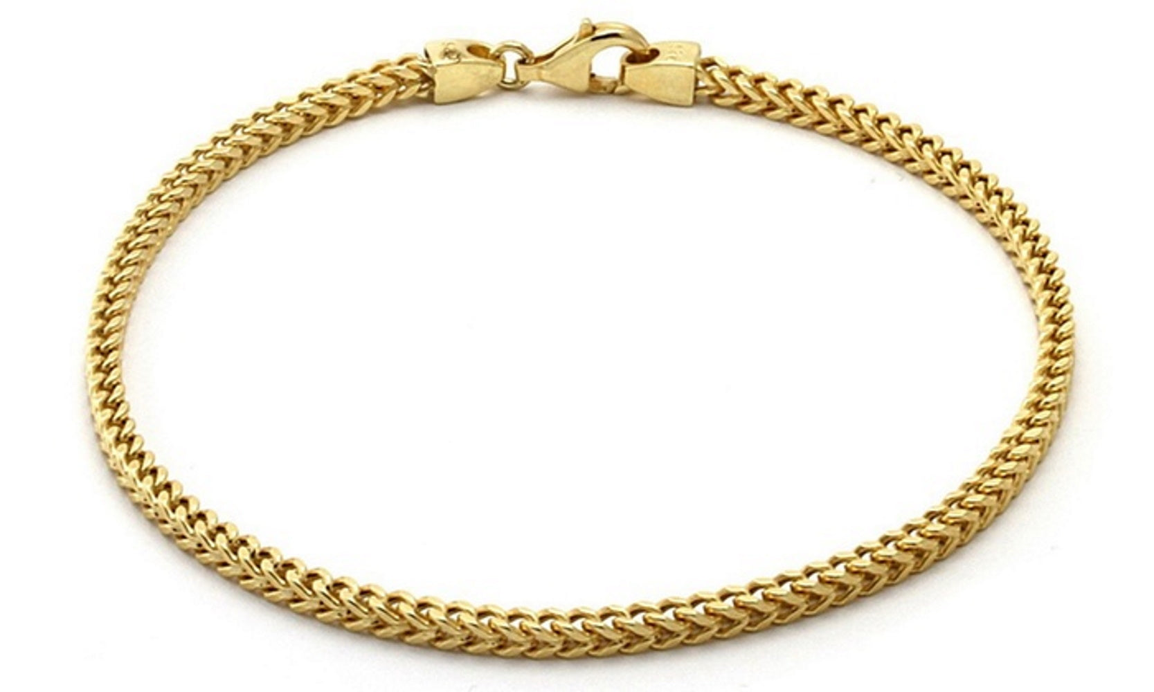 10K Gold Franco Bracelet